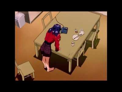misato answer important phone call