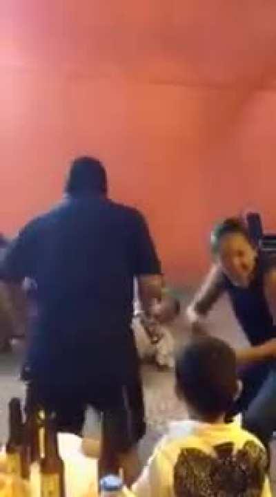 HMF Hold our fries while we crush him to death