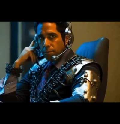 Al generated The Office Tv show in a cyberpunk world