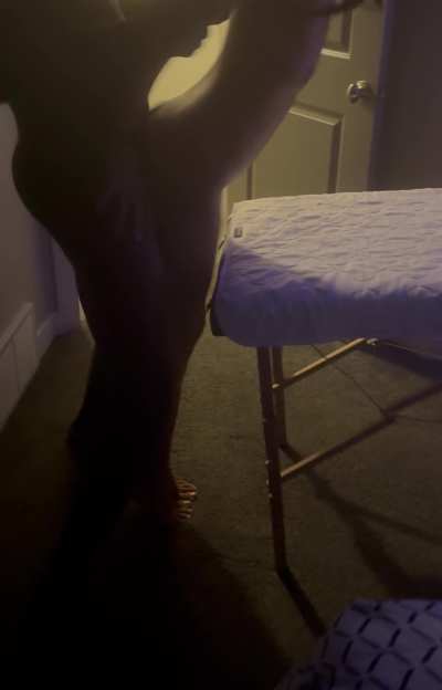 The Temu massage table didn’t stand a chance.