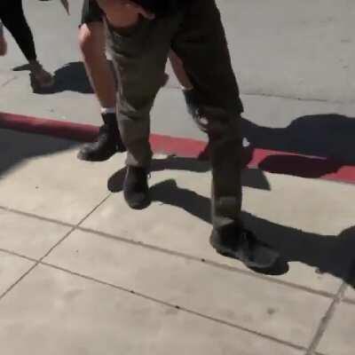 Next time you're about to make a comment about how the protestors deserve what they're getting, or must be rioters and looters, or that all this police response is provoked, think about this