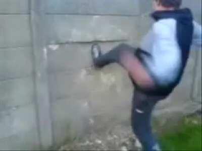 HMFT after I try to kick a concrete wall.