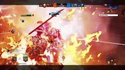 You can deflect Zhanhu's fire trap... Yourself