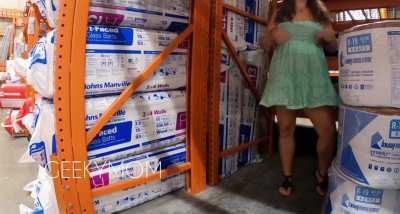 An employee was around the corner handling wood