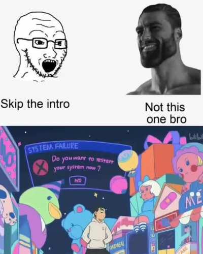 A meme of the best scissor Seven opening 