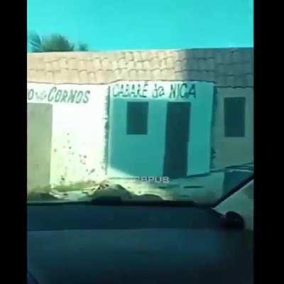 Painting a wall to look like a road