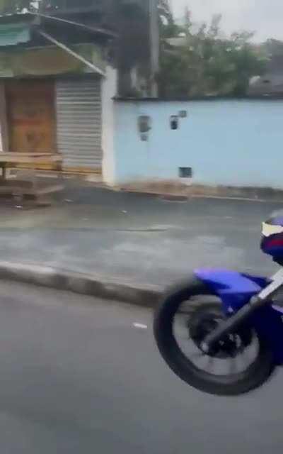 A new kind of wheelie fail
