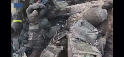 Shell shocked Canadian volunteer after surviving an artillery strike on his trench. (Donbass 10-12-24)