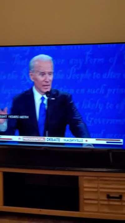 The winning moment in the debate for Trump!! Biden's face after he blames Republican Congress🤣🤣🤣