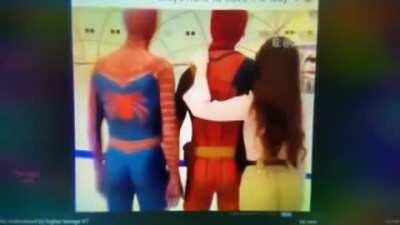 Eso no me lo esperaba versión spiderman XD