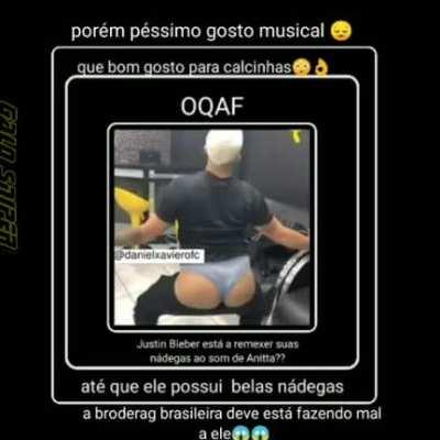 Justin Biber a Remexer As Nádegas Confesso È mto bom