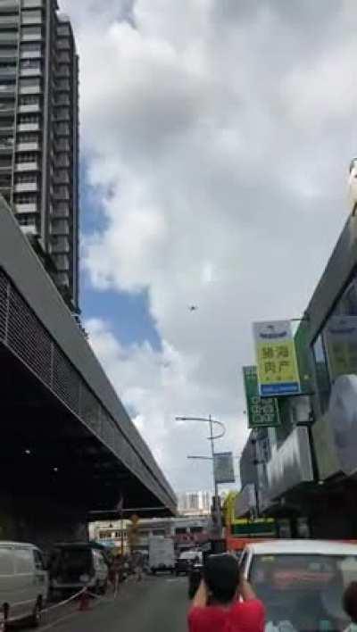 Malaysian government using drones to remind the public about Covid SOP.