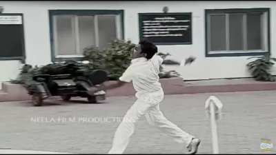 Lord Pinku Overarm bowling