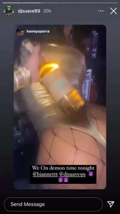 I hope one of y’all not hid from her stories cause I can’t catch her lives no more so here y’all go 🤦🏾‍♂️