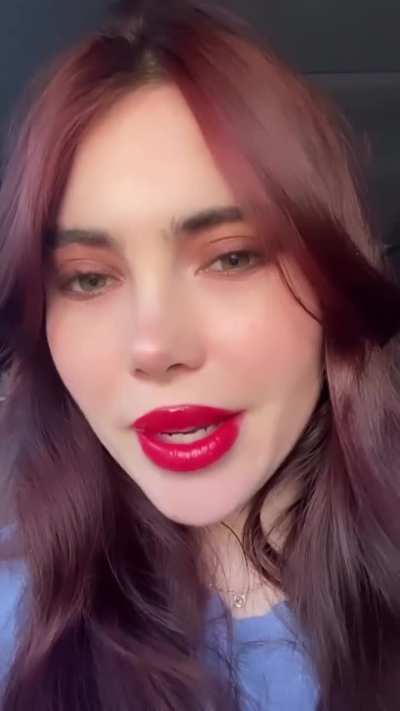 Red hair IG story 11-3-25