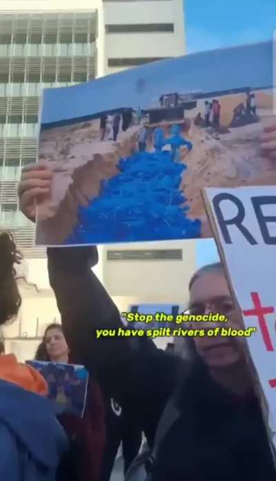 Israelis protesting war in Gaza