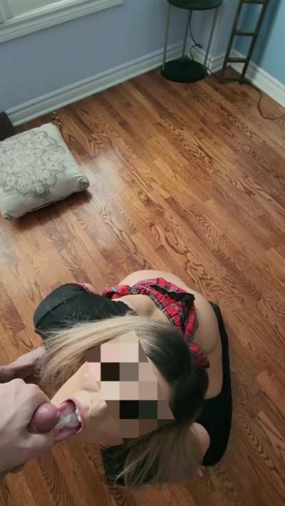 all your loads are secured in my mouth