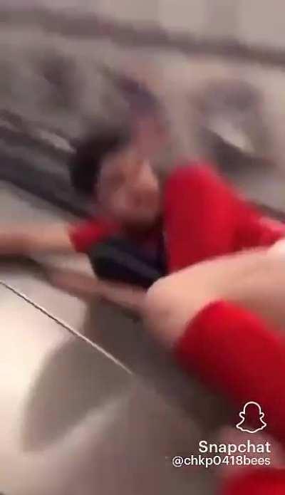 Gazza late to the footie