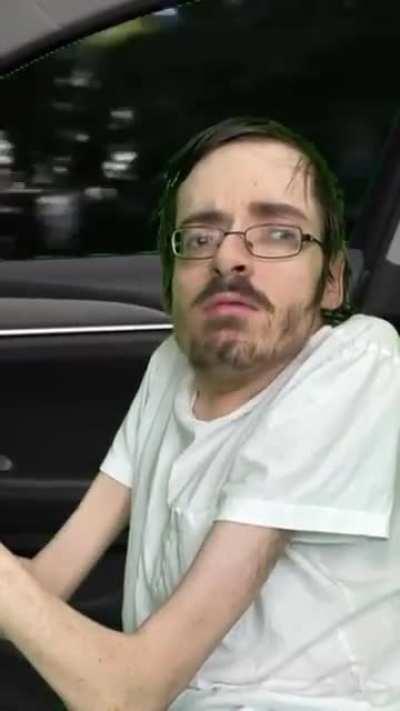 I found a creepy lady in my car...