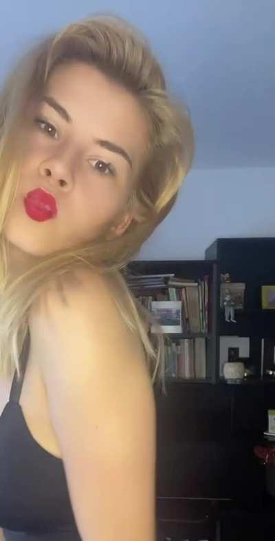 I wish my ass was bouncing on your huge cock right now