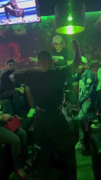 Man dances his way into giving a beatdown.