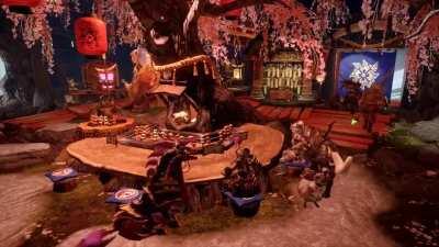 Gathering Hub in Monster Hunter Rise