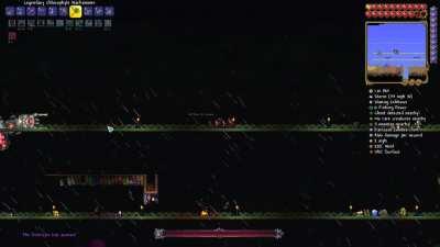 So anyway, I started blasting