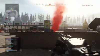 Destroyed a helicopter with my loadout drop! Didn't even notice at first and was really confused haha