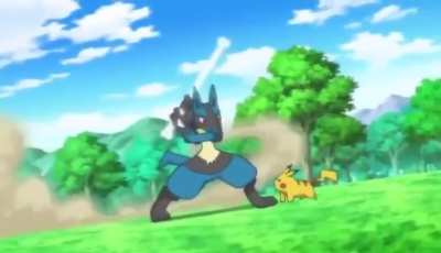 Lucario hitting a Home run lol