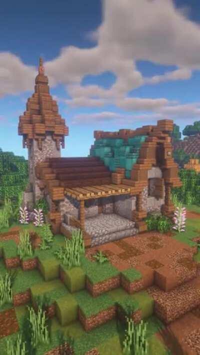 I Made a Rustic Cottage!