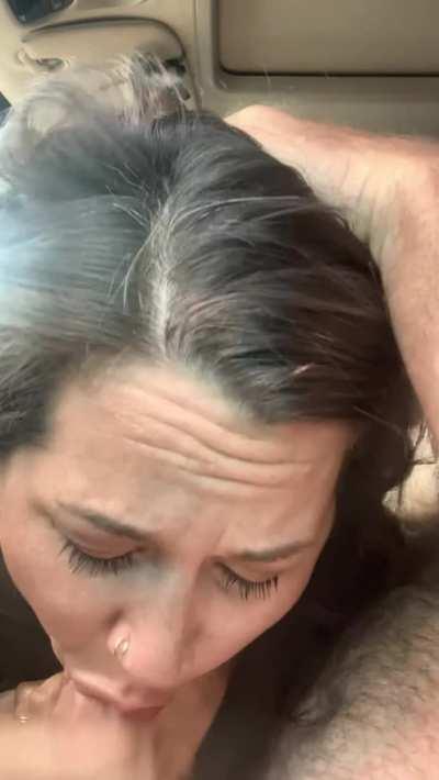 Throating him in the Target parking lot