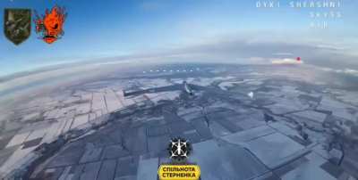 The FPV drone of WU Samurai operators hit Zala. February 2025, somewhere in the airspace.