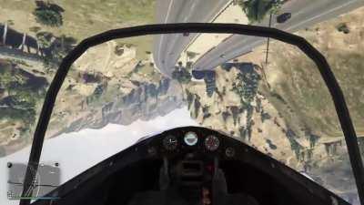 Upside down first person tunnel in the alpha z1