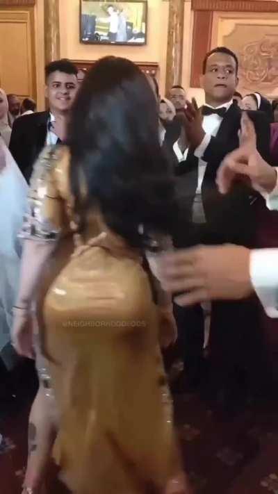 Trying to upstage the bride