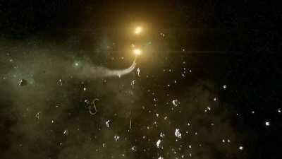 All the clips of the Idris destroying the s9 torpedoes (Full video in comments) EXPANSE VIBES