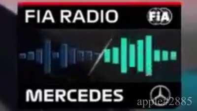 mercedes and fia leaked radio exchange (taken from the user apple on discord)
