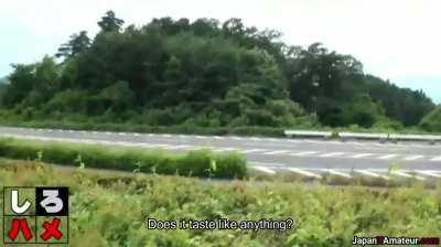 Cosplaying Japanese Girl Sucking Dick And Getting Fucked Outdoors