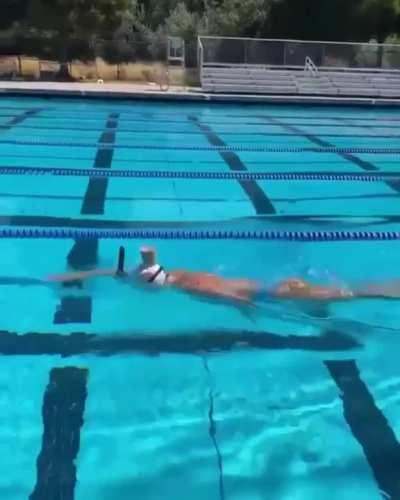 Swimming without spilling