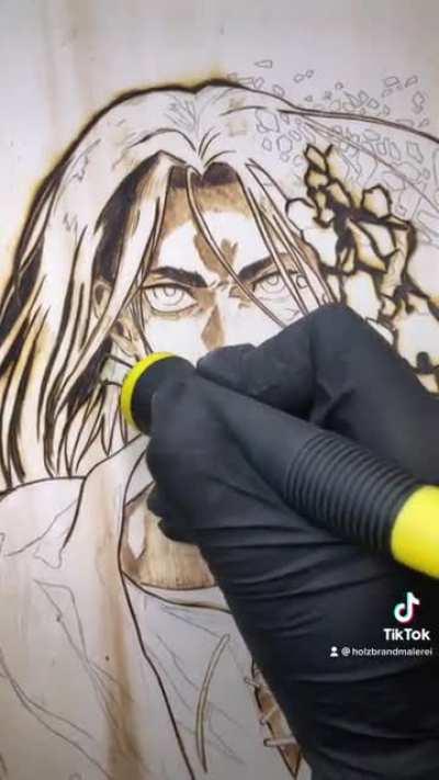 Just found this Masterpiece on Tiktok, Wood burning is really amazing, the original link in first comment