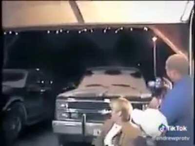 HTDYL dressing up as Santa for the kids