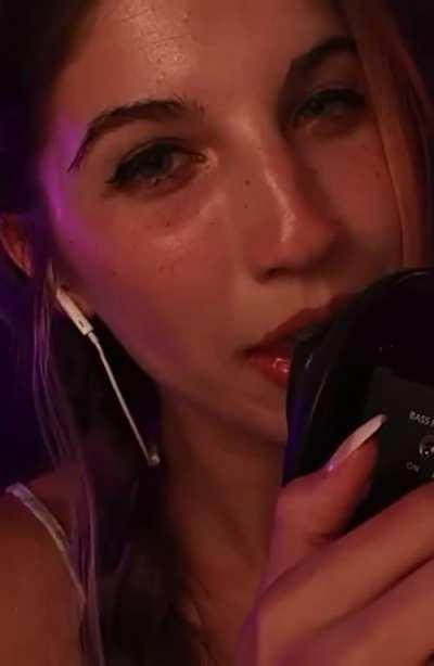 Nobody does ear eating better than she does