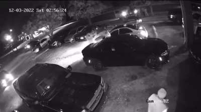 Guy gets punched and starts shooting