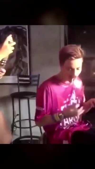 Don't spray and smoke?