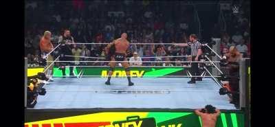 (MITB spoilers) superstar does the ultimate warrior after getting hit 