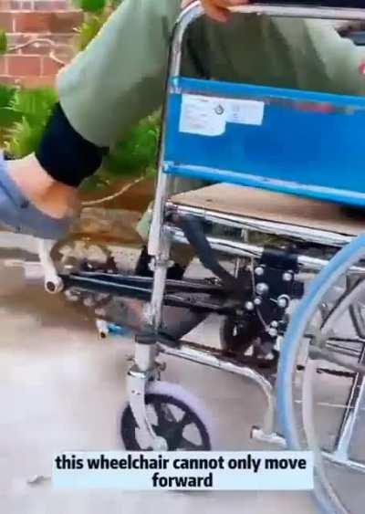 blursed wheelchair