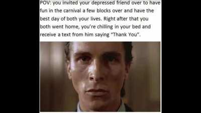 remember to check on your homies