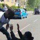 Found someone breaking into his mum's house