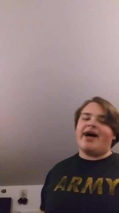 Me and my friend were messing around on call and....