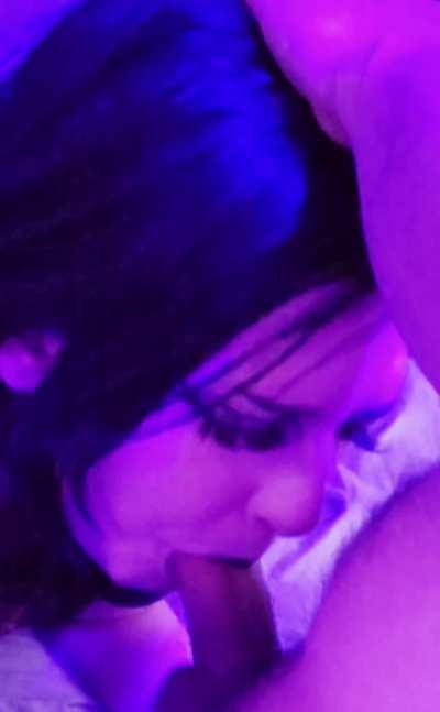 He cums in my throat then keeps pumping until I can't take anymore