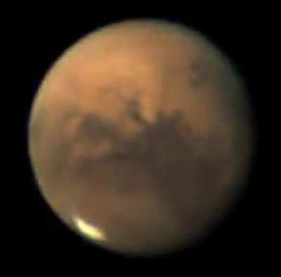 Mars rotation - 4 hours till dawn